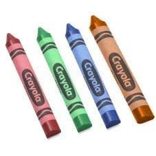 6-Color Bulk Crayons, Case of 3,000